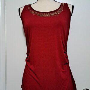 White House Black Market Embellished Tank